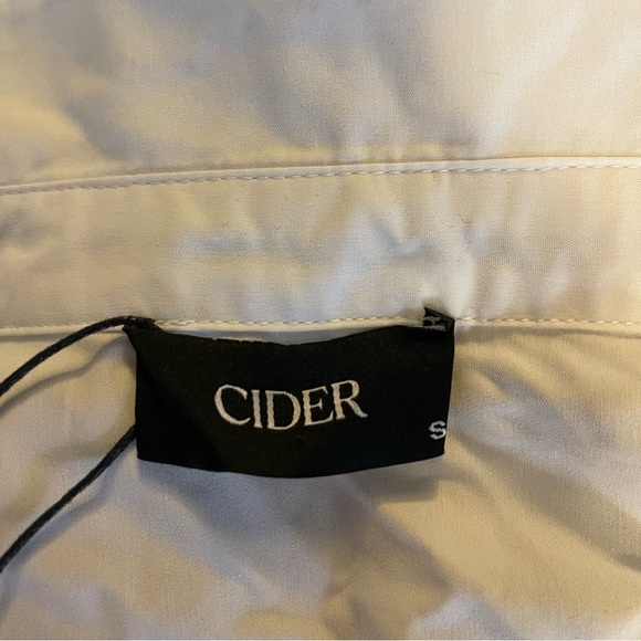 Cider Corset Lace Up Back Detail Fitted Shirt Mini Dress - Picture 7 of 8